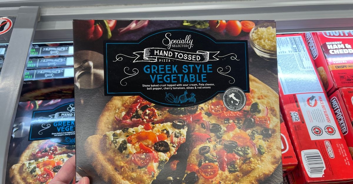 greek style vegetable pizza