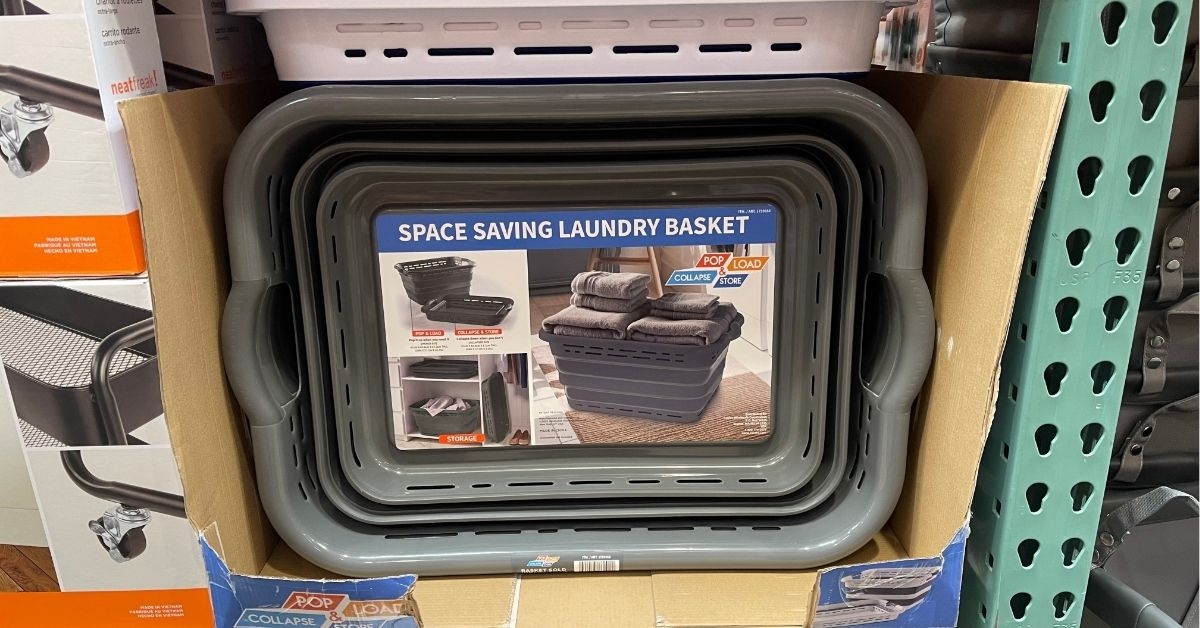 collapsible laundry basket