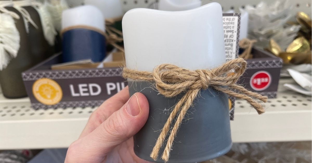 led pillar candle