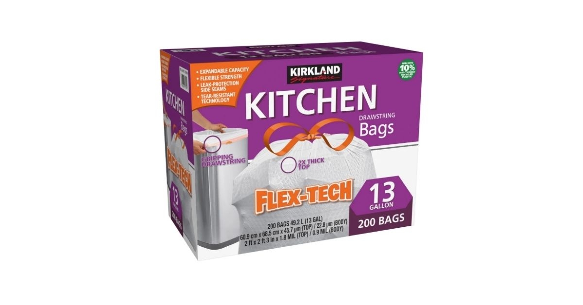 flex tech kitchen trash bag