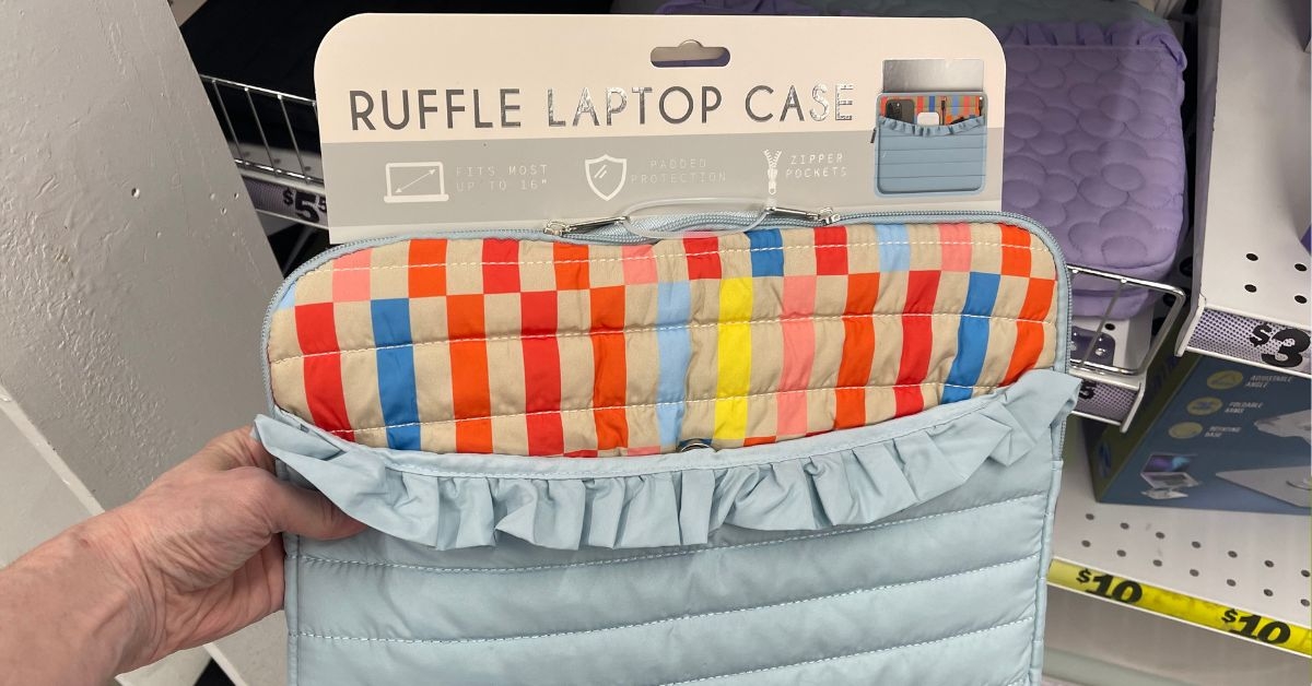 ruffle laptop case