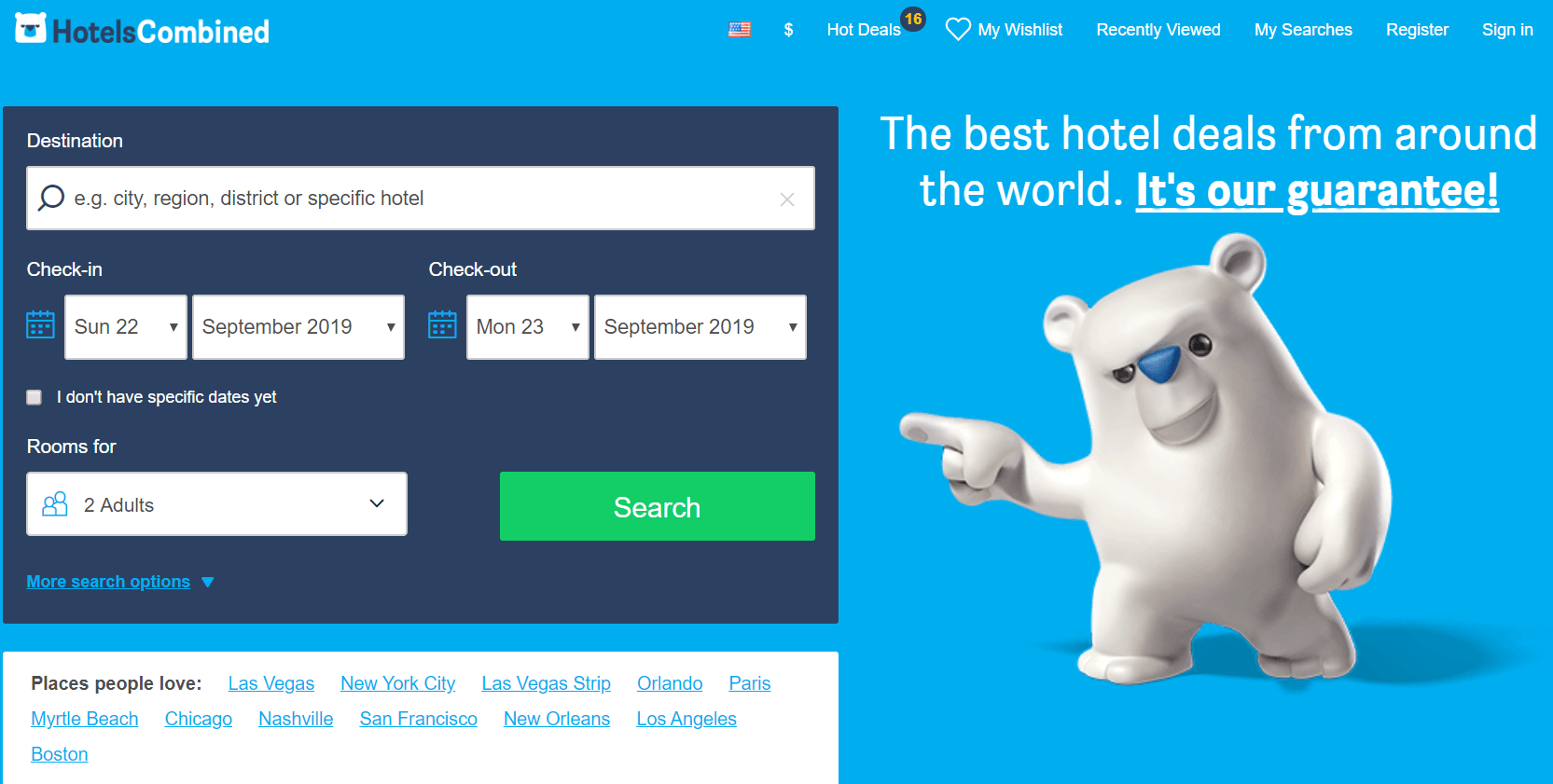 Hotels Combines screenshot