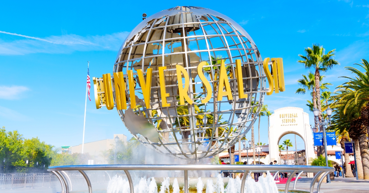 iconic universal studios hollywood globe