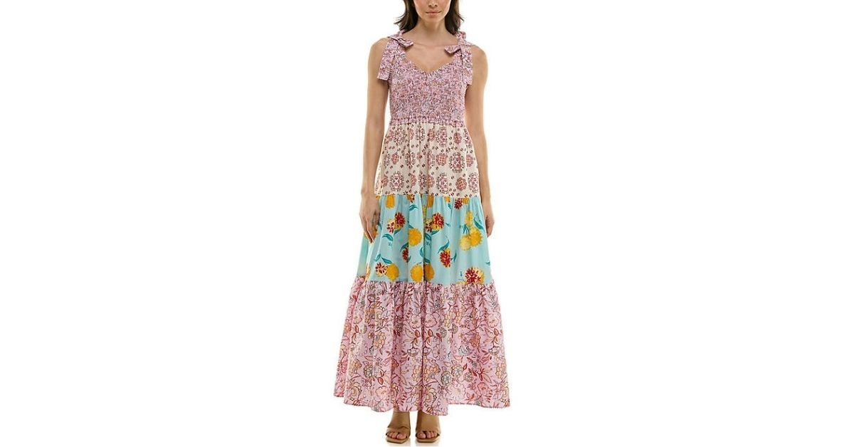 womens floral maxi dress
