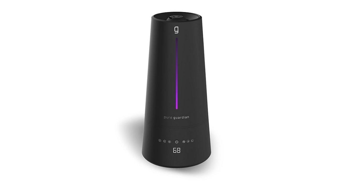 pureguardian warm and cool mist ultrasonic humidifier