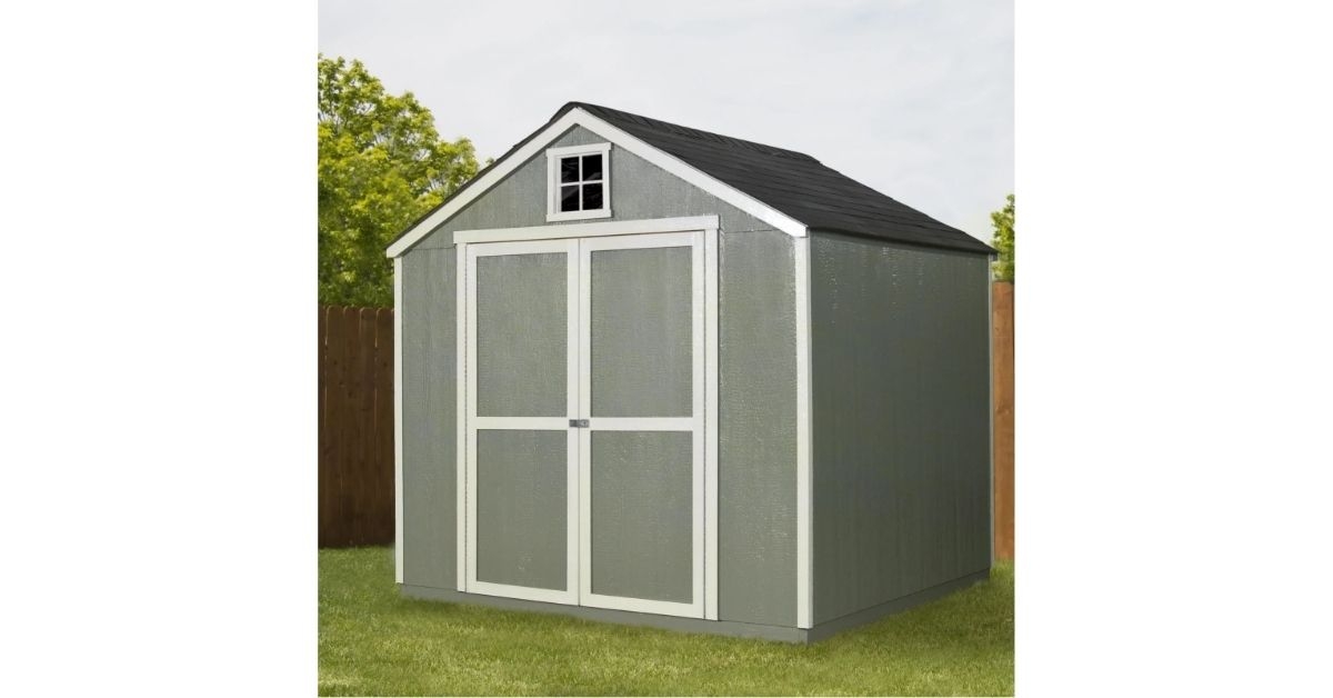 gable wood storage shed