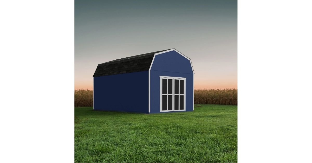 rust resistant wood storage shed