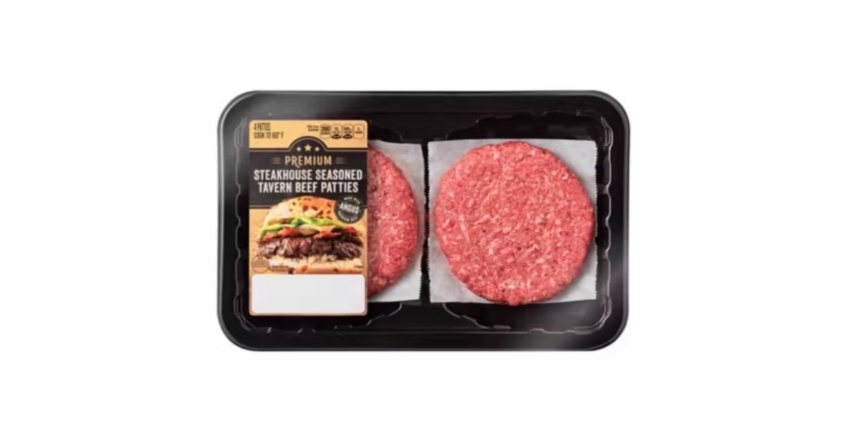 black angus beef seasoned tavern patties