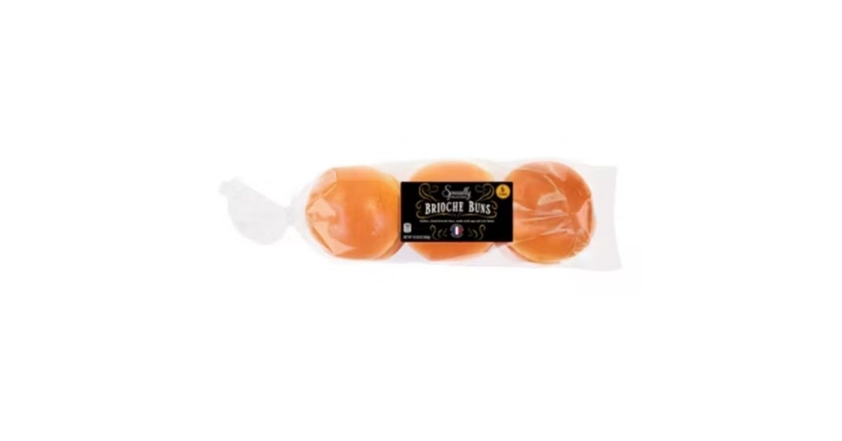 specially selected brioche buns