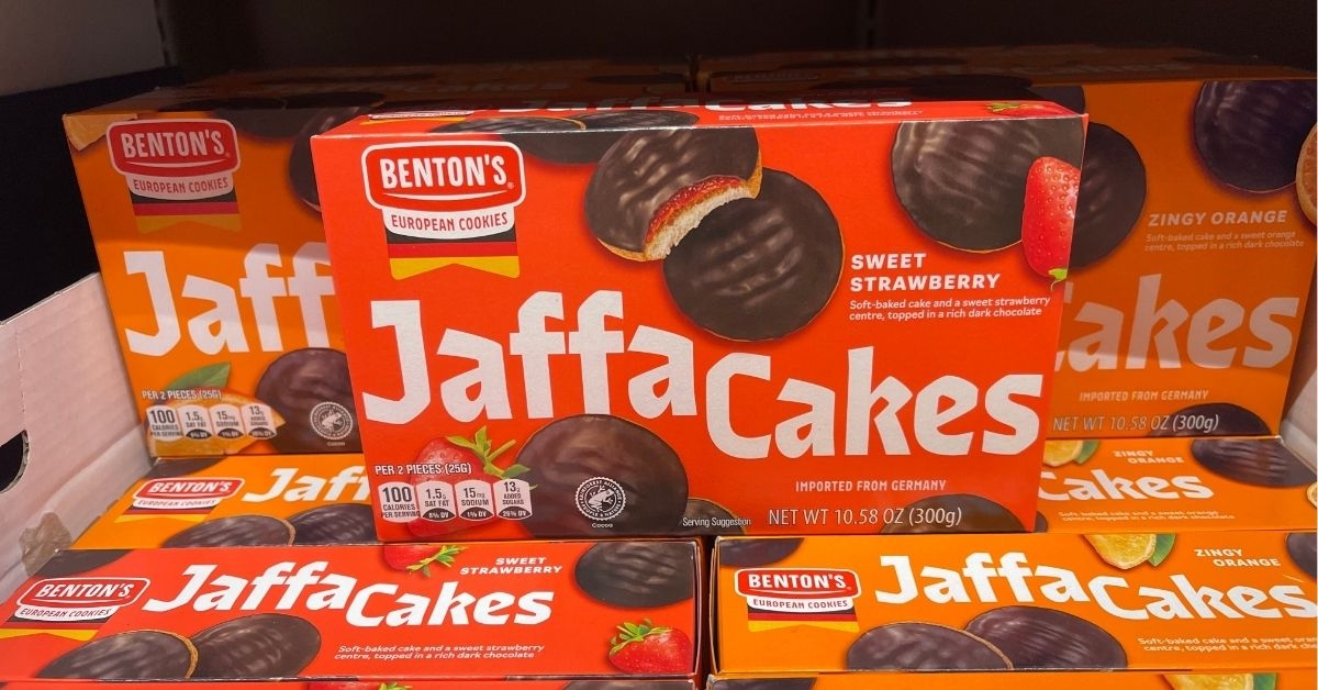 sweet strawberry jaffa cakes