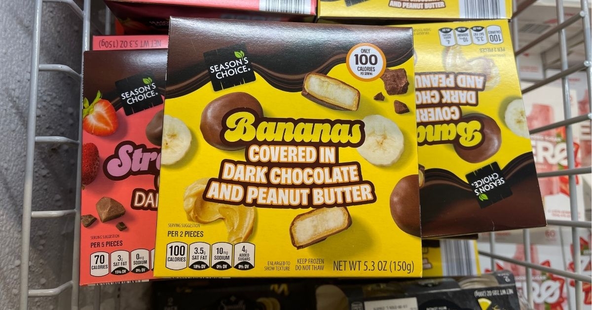 banana covered chocolate and peanut butter