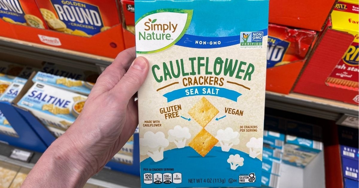 cauliflower sea salt crackers