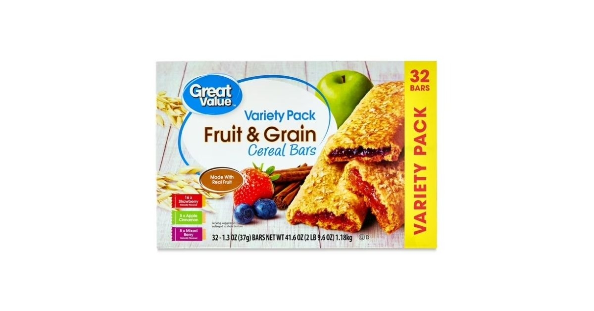 fruit grain cereal bars