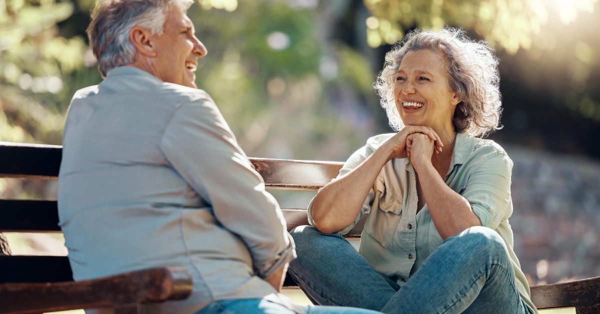 woman and man retirement together