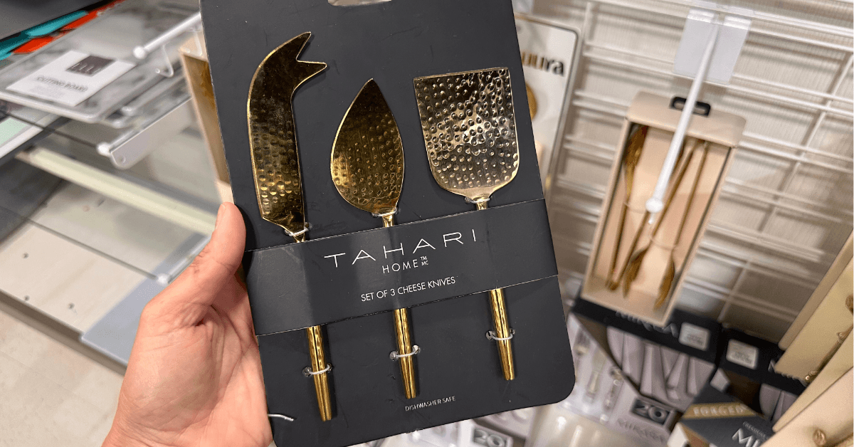Brass cheese knives