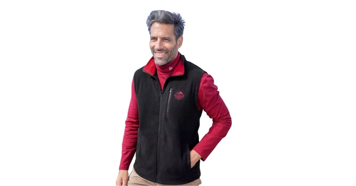 mens microfleece vest