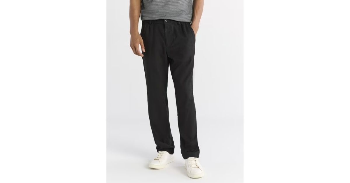mens linen blend pants