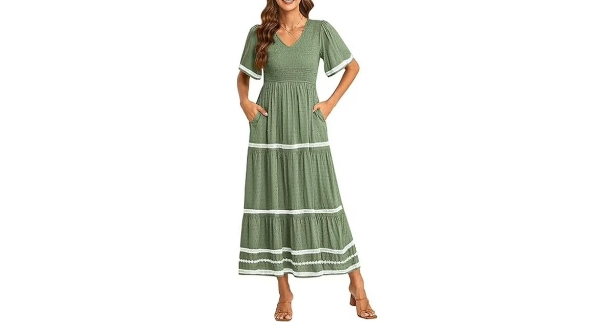 casual summer maxi dress