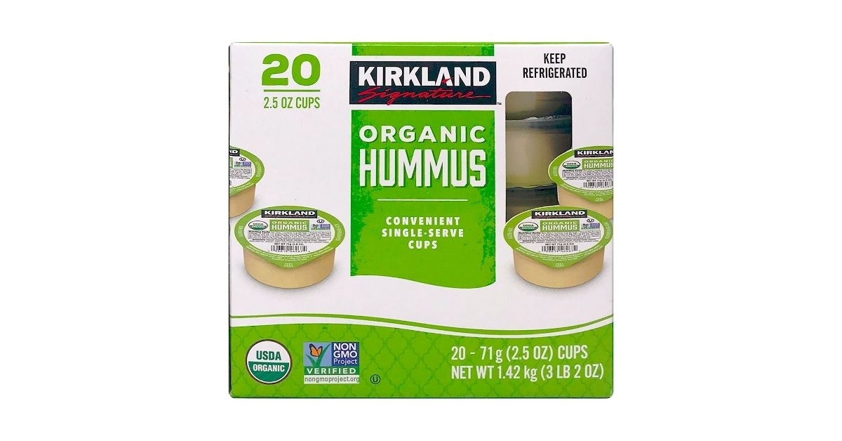 kirkland signature organic hummus cups