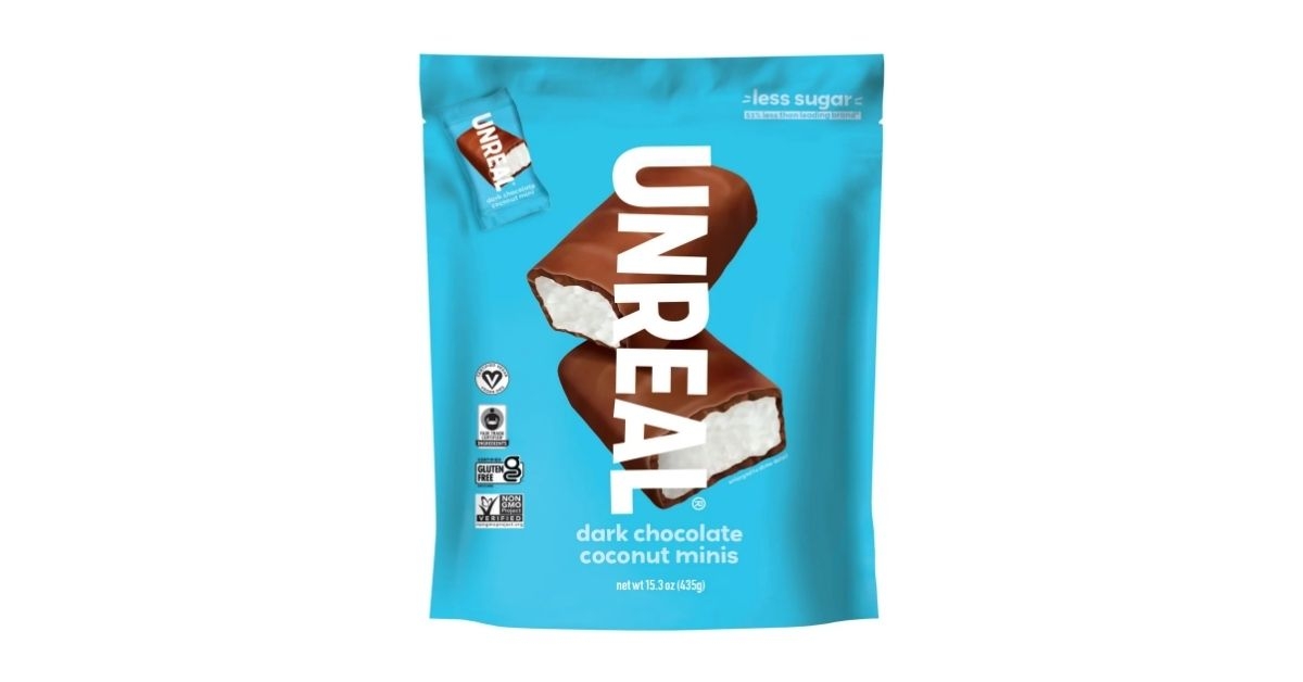unreal dark chocolate coconut minis