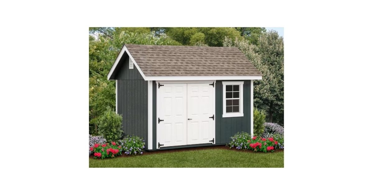 YardCraft Fairmont 8-ft x 12-ft Gable Style Wood Outdoor Storage Shed