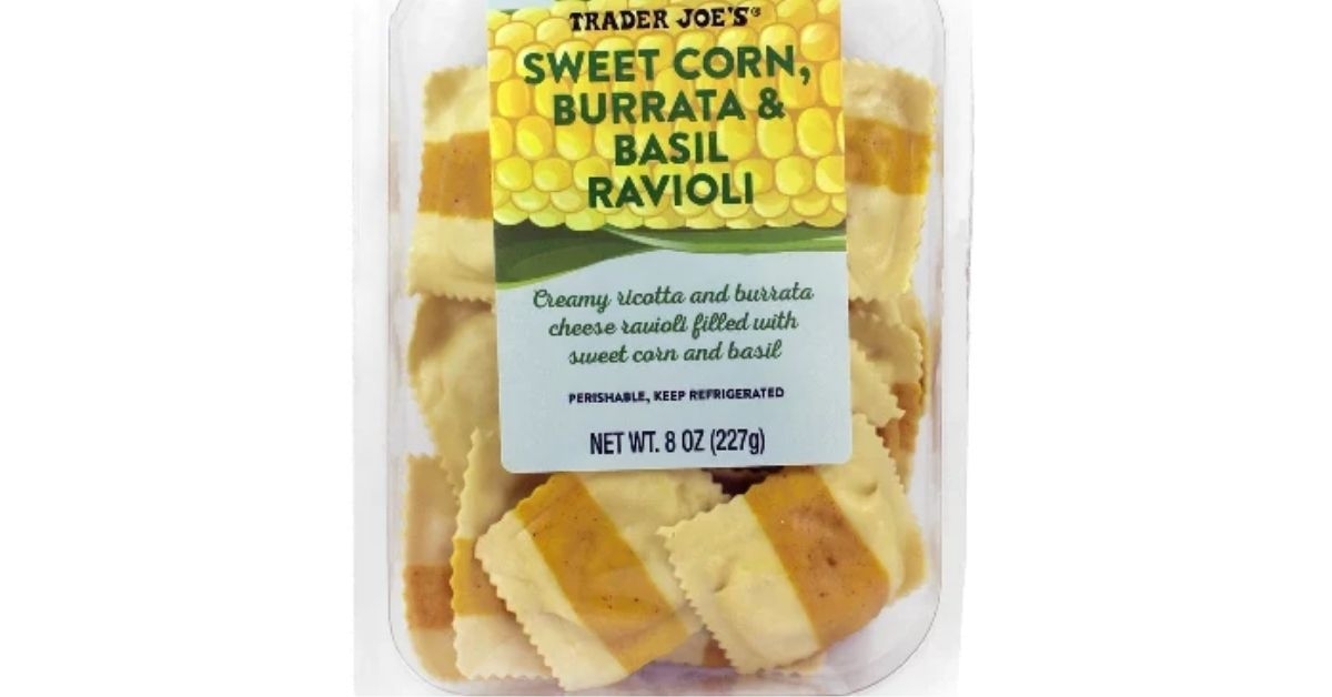 burrata filled ravioli