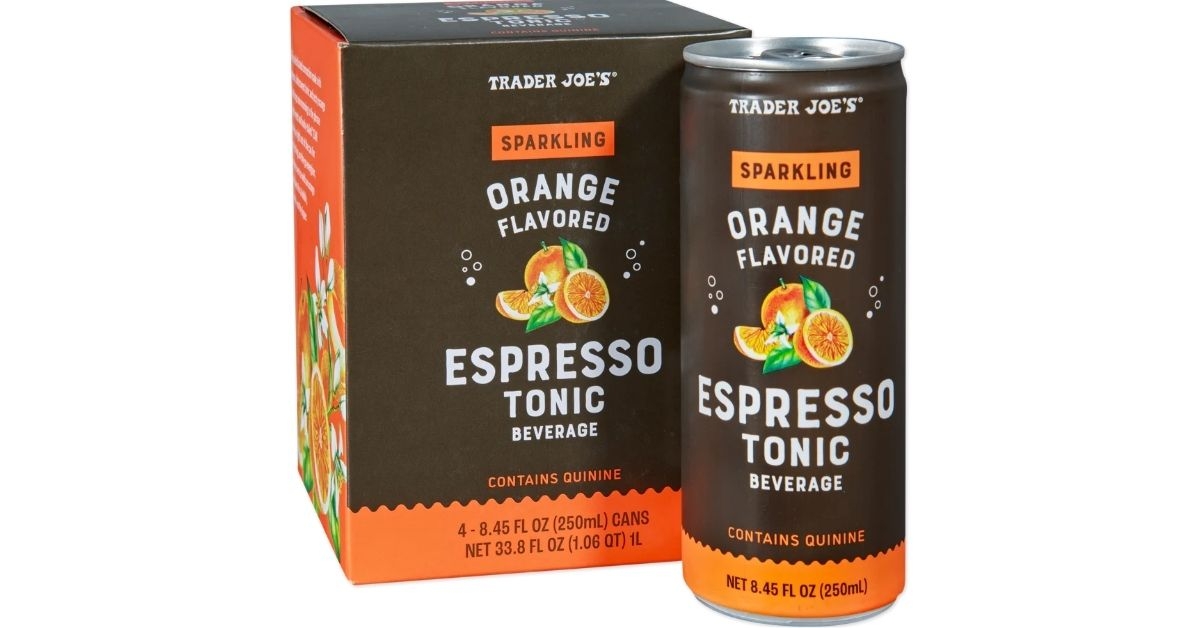 orange flavored espresso tonic