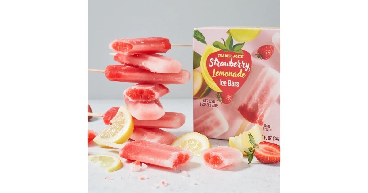 strawberry lemonade ice bars