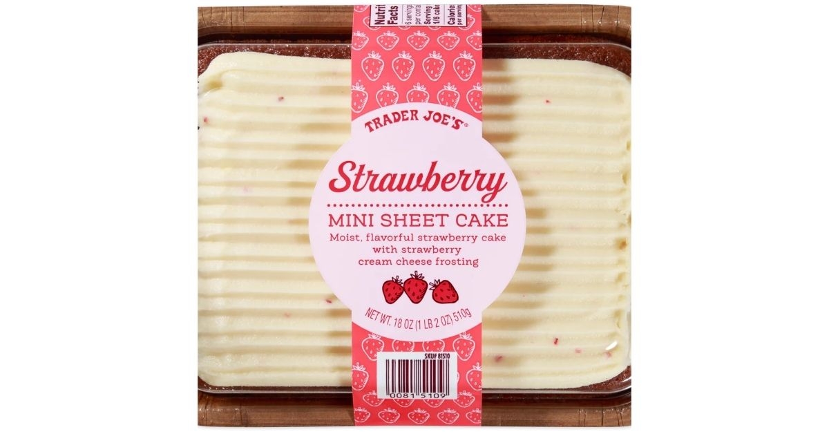 strawberry mini sheet cake