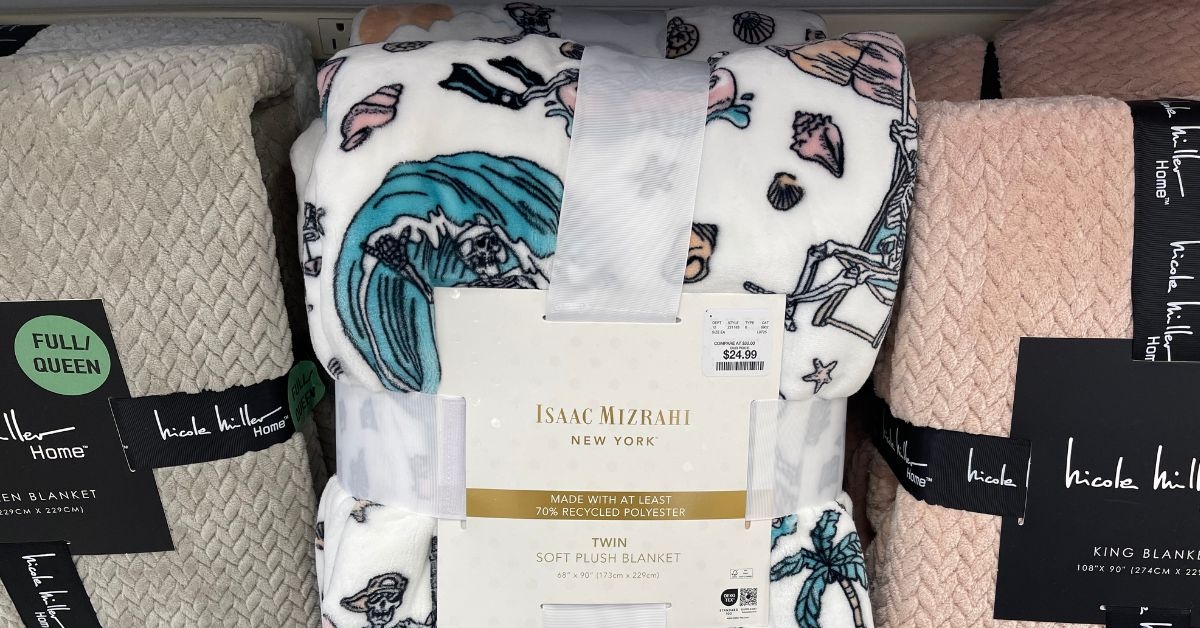 isaac mizrahi plush blanket