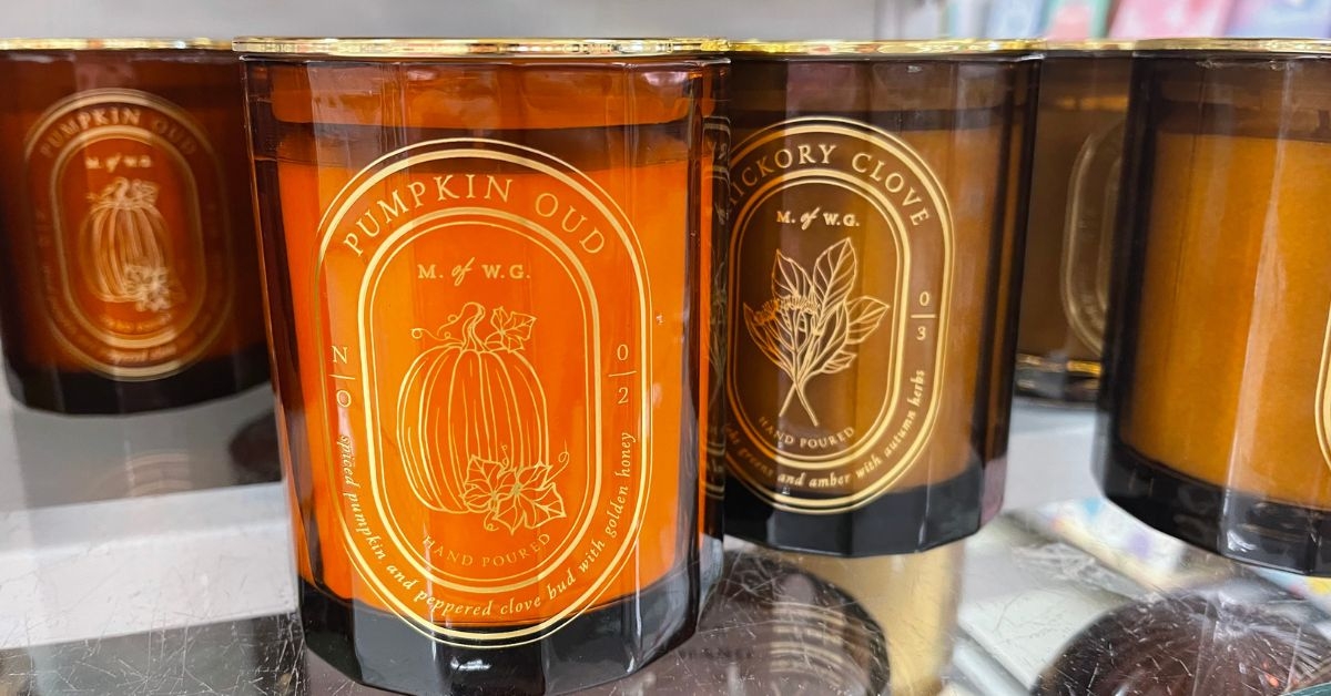 pumpkin oud hand poured candle