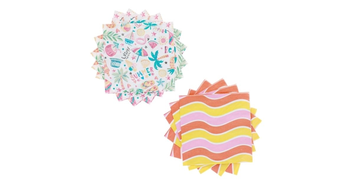 paper luau napkins