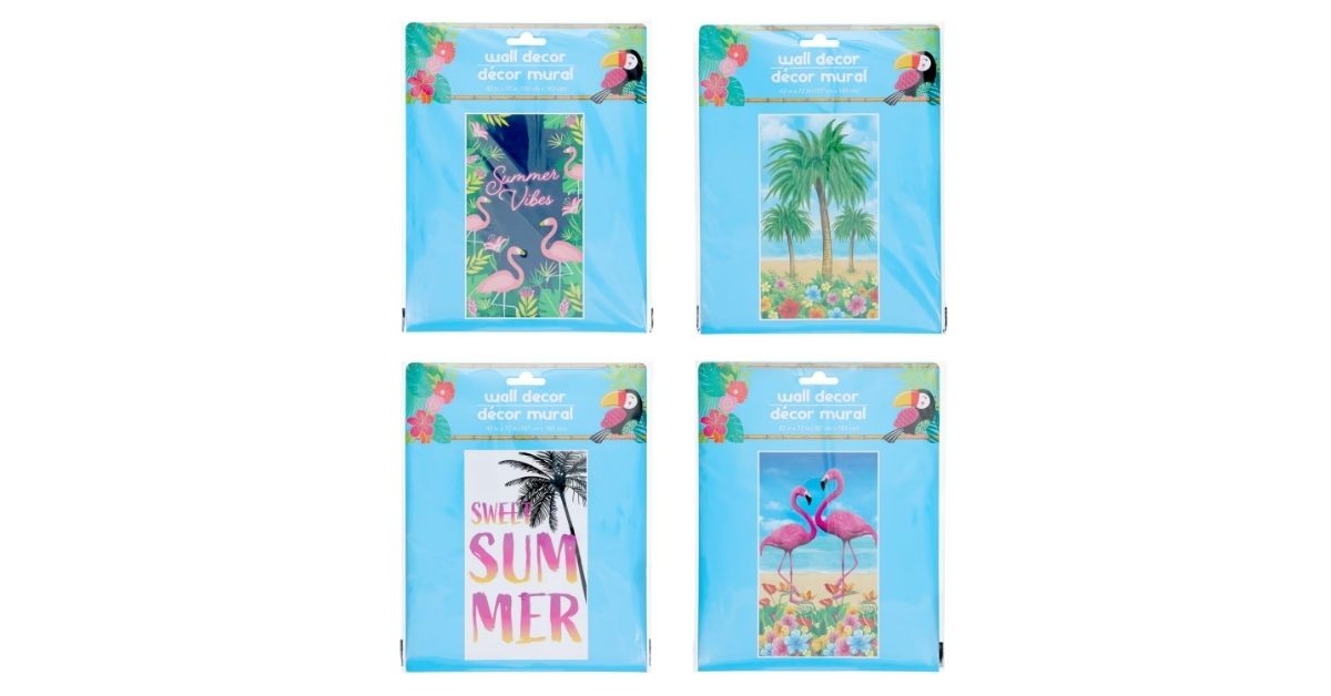 summer beach themed wall murals