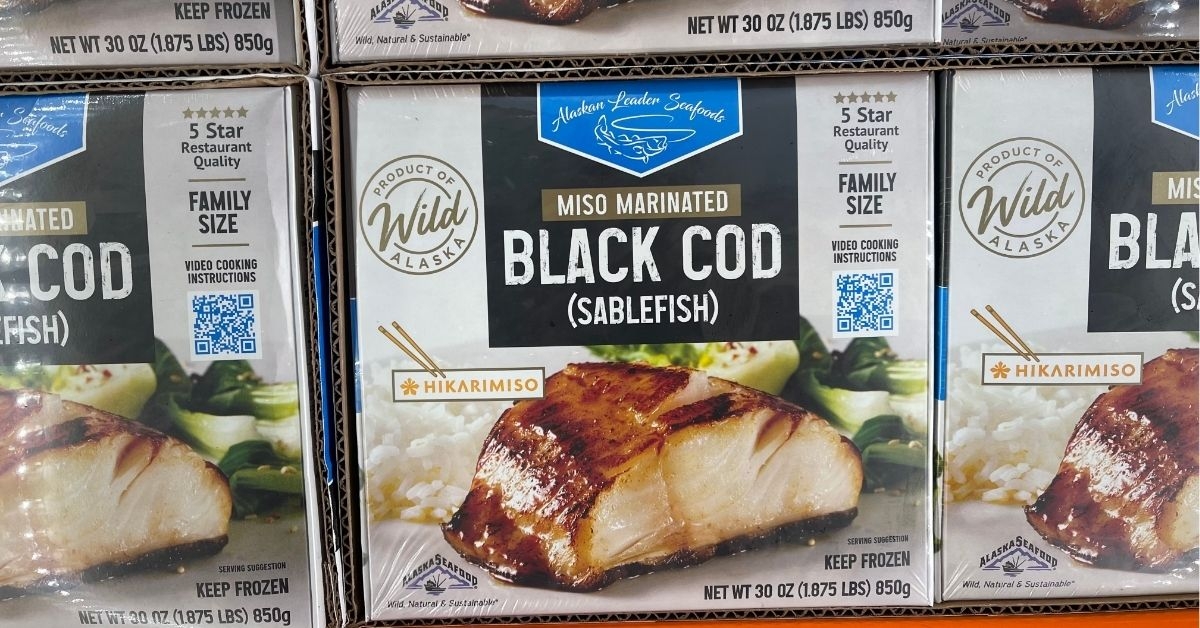 alaskan leader seafood miso marinated black cod