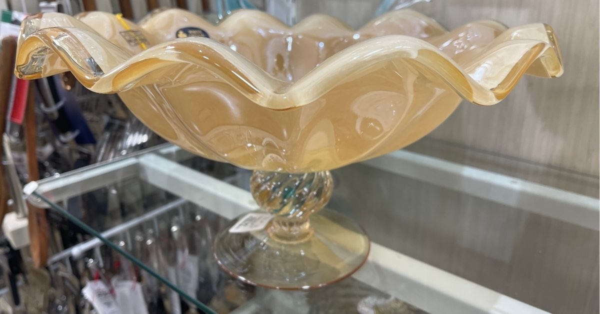 murano glass centerpiece
