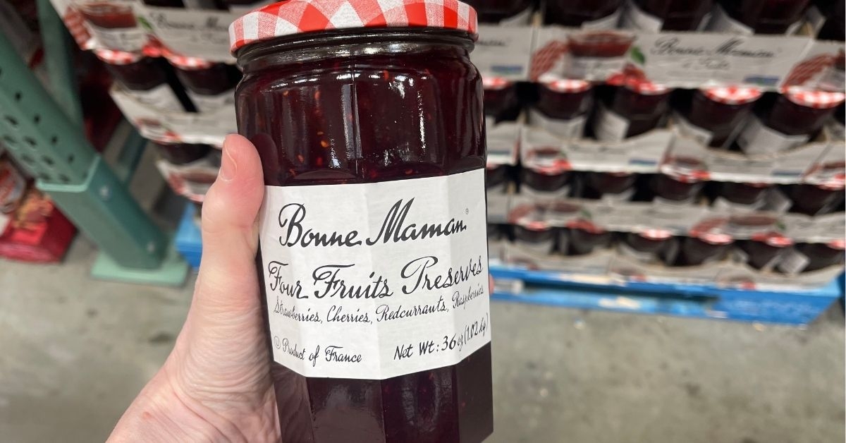 a bottle of fruit spread