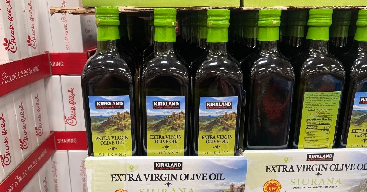 a bottle of olive oil