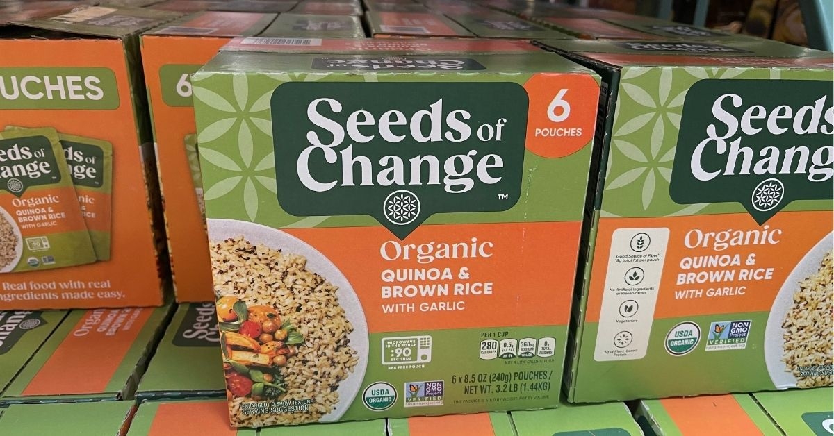 organic quinoa and brown rice