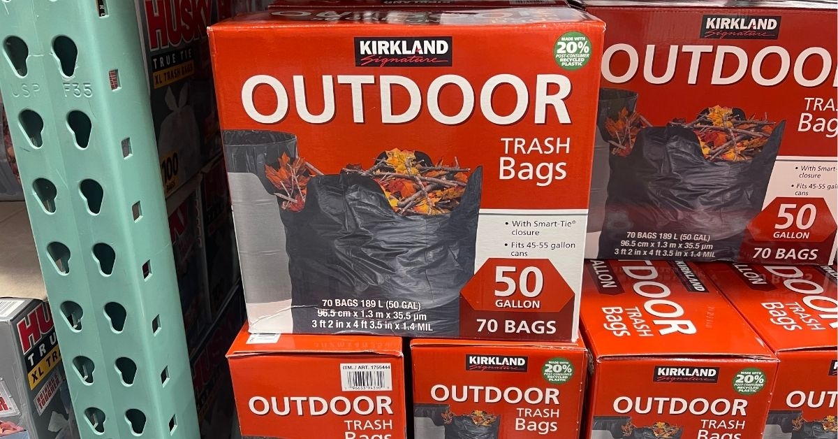 outdoor trash bags
