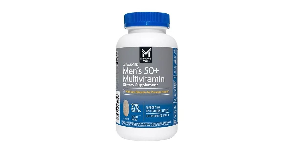 men's multi-vitamin tablets