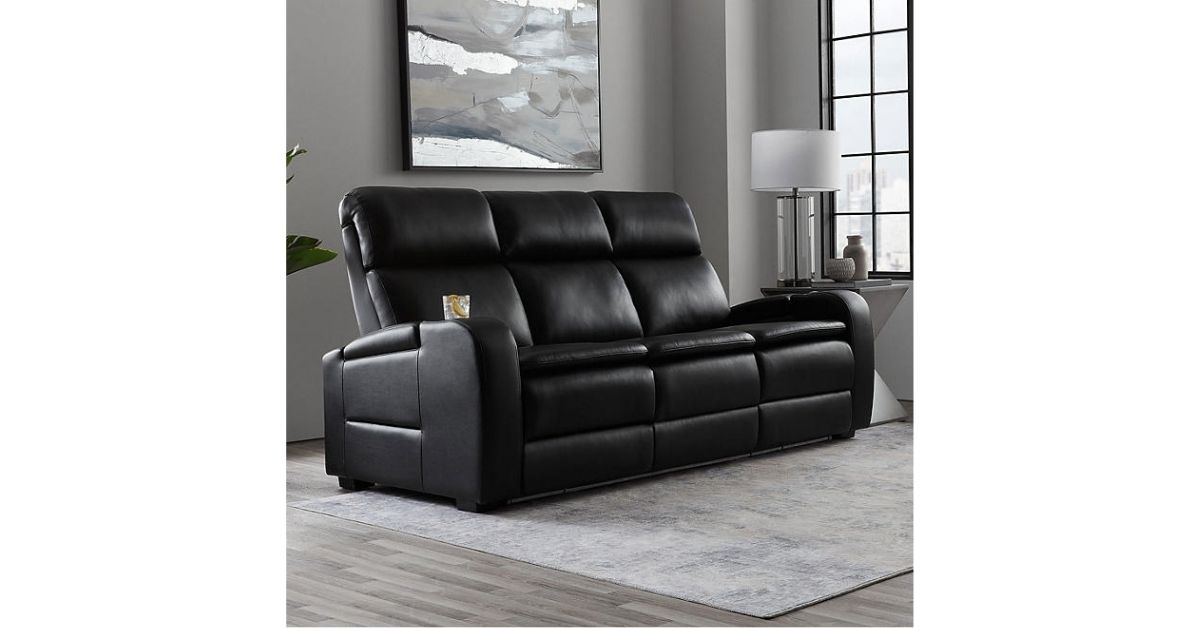 power reclining theater sofa