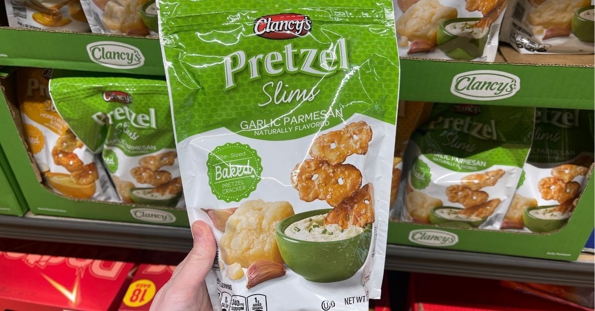garlic parmesan pretzel slims