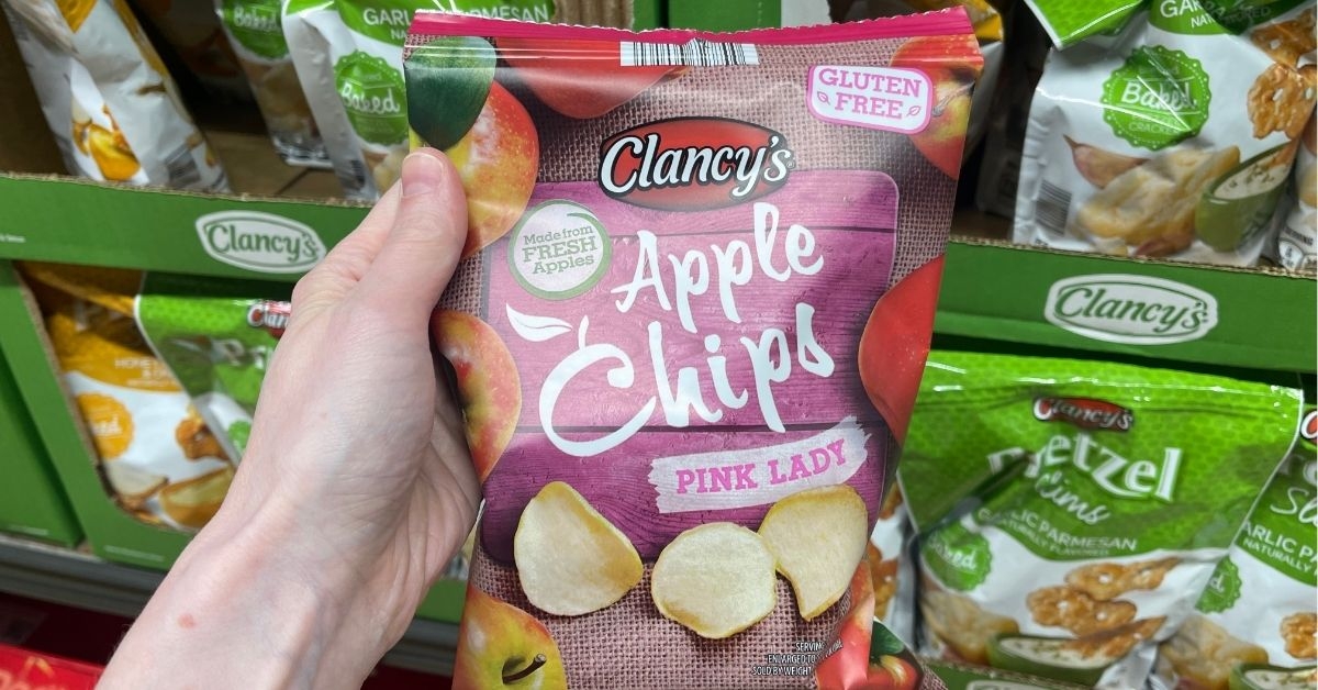 a pack of apple chips