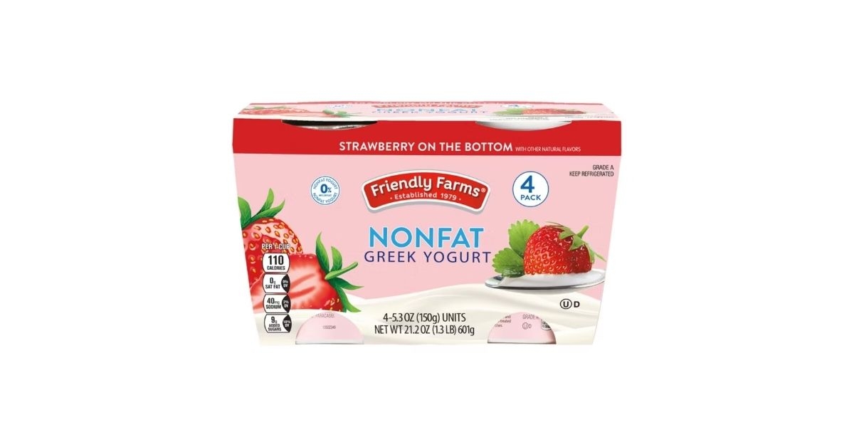 non fat strawberry greek yogurt
