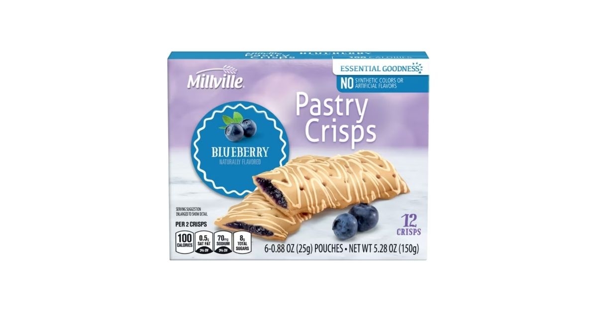 millville blueberry pastry crisps