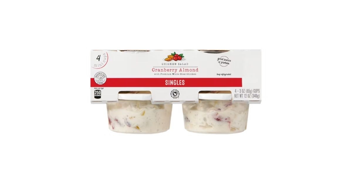 cranberry almond chicken mini cups