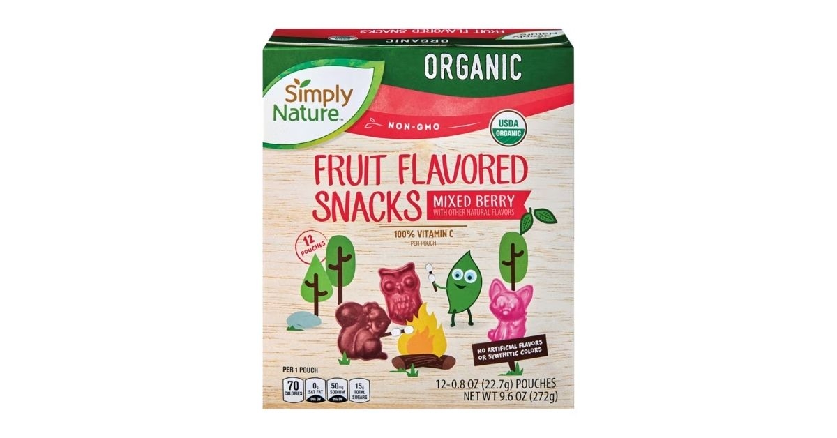 simple nature organic fruit snacks