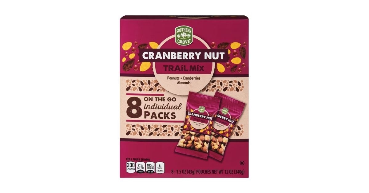 peanut cranberry almond trail mix
