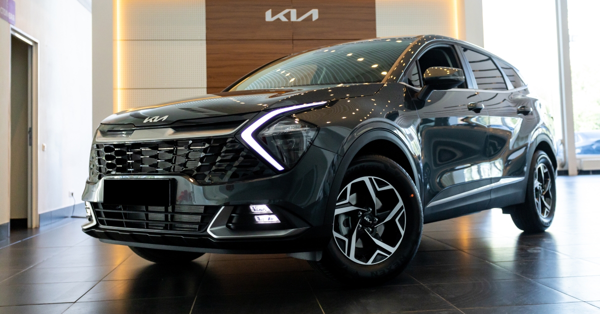 front view of a car