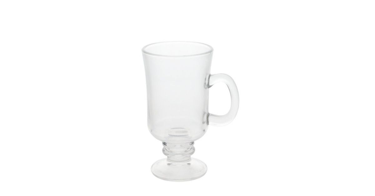 clear glass irish coffee mugs